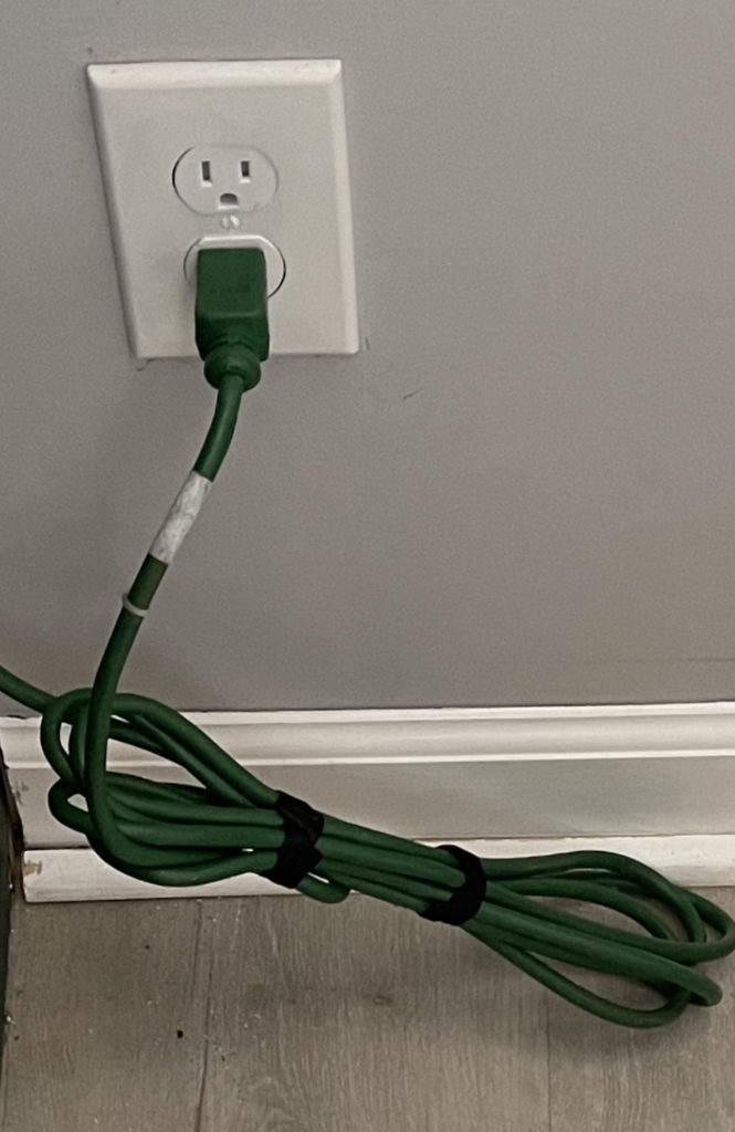 Velcro hanging hardware