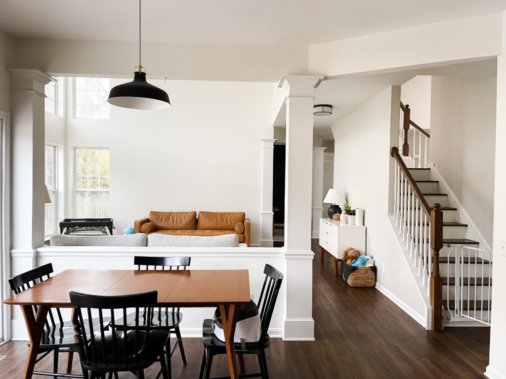 open floor plan layout 