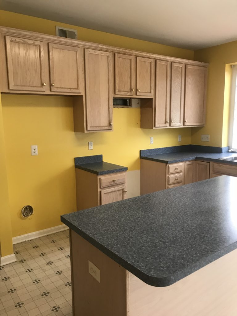 Ikea Kitchen renovation - before